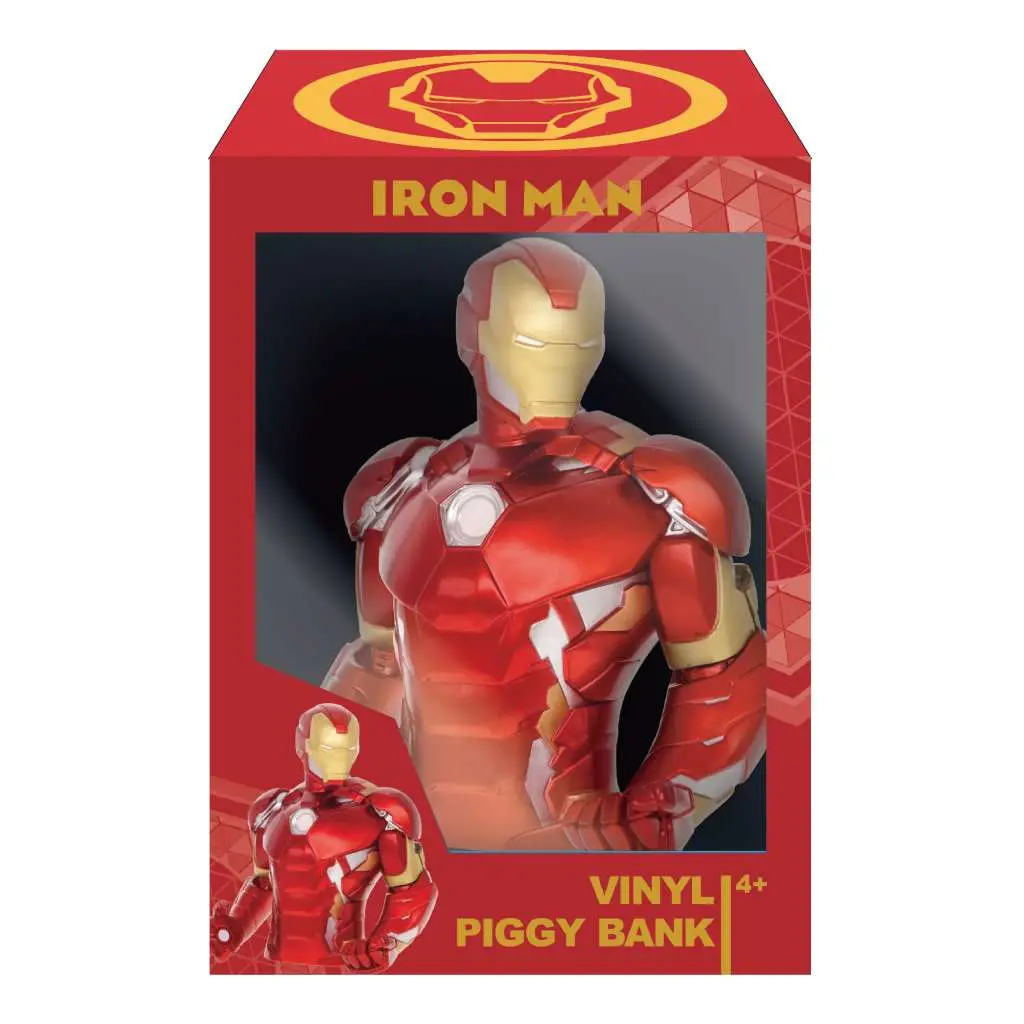 AVENGERS - Iron Man Bust Bank Deluxe Box Set - Figurine